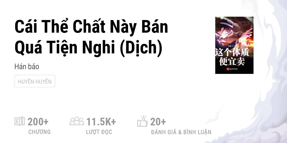 Cái Này Thể Chất Tiện Nghi Bán Wikidich Audio - Hán Bảo